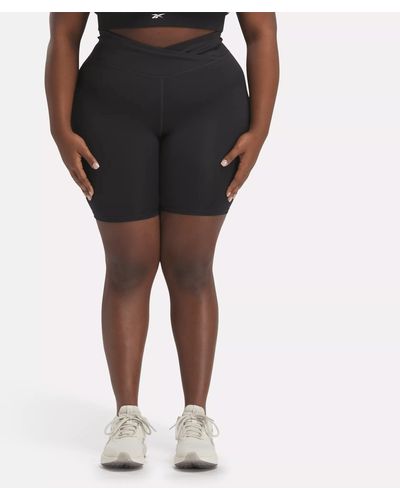 Reebok Workout Ready Basic Bike Shorts (plus Size) - Black