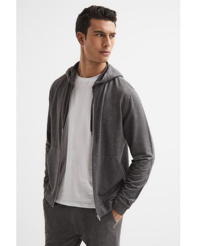 Buy Reiss Trainer Hybrid Zip Through Quilted Jumper from Next USA