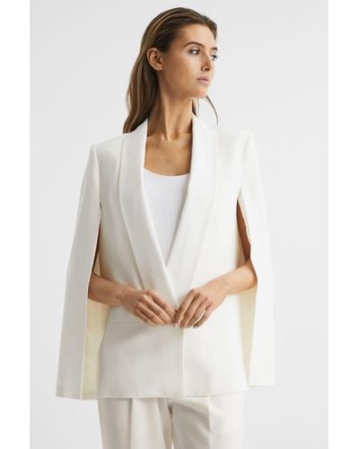 Bcbg upas clearance cape jacket white