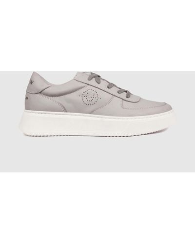 Unseen Footwear Leather Marais Sneakers - White