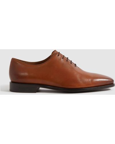 Reiss Mead - Light Tan Leather Lace-up Shoes - Brown