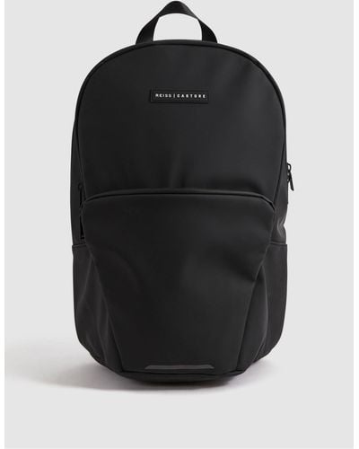 Reiss Cassian - Black Castore Adjustable Backpack, One