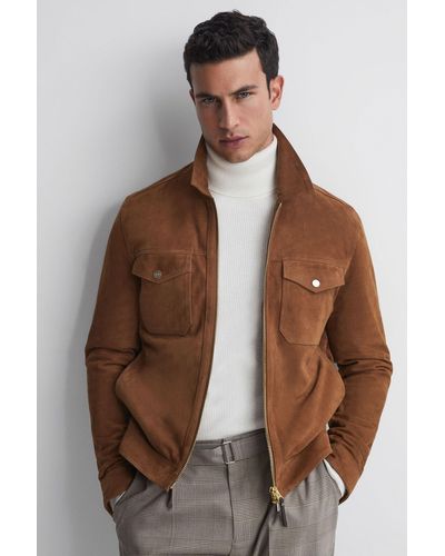 Suede Jackets for Men | Lyst
