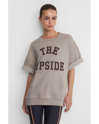The Upside Cotton Crew Neck T-shirt - Natural