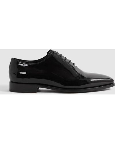 Reiss Mead - Black Patent Leather Lace-up Shoes