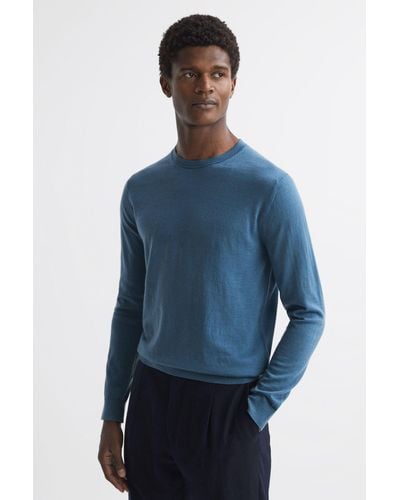 Marine shop blue sweater