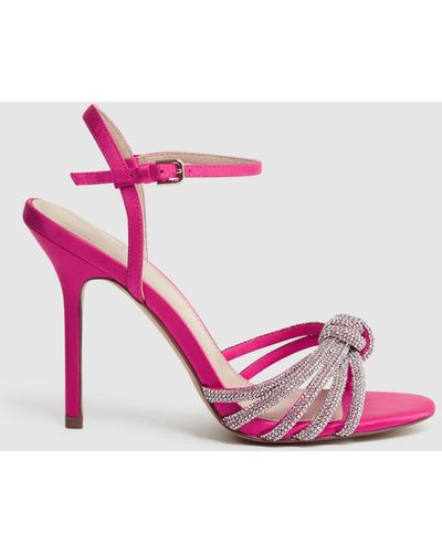 Reiss pink shop shoes