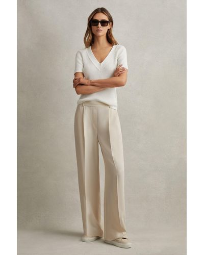 Cream Pants for Women - Up to 59% off