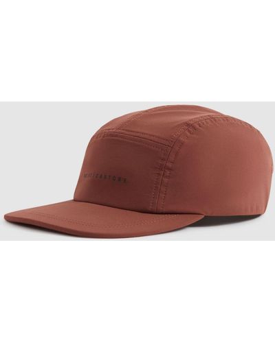 Reiss Remy - Rust Castore Water Repellent Baseball Cap, One - Red