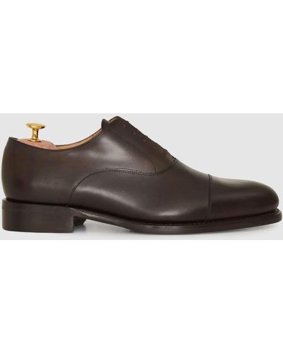 Oscar Jacobson Oscar Leather Oxford Shoes - Brown