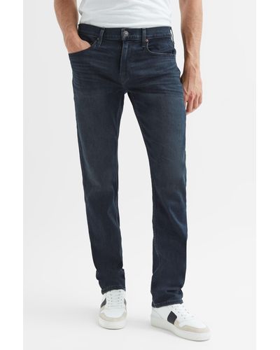 PAIGE Federal - Slim Fit Straight Leg Jeans, Denzel - Blue