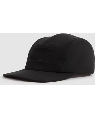 Reiss Remy - Onyx Black Castore Water Repellent Baseball Cap, One