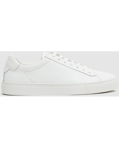 Reiss Finley - White Leather Sneakers, Us 7