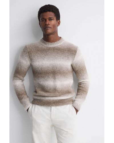 Oscar Jacobson Crew Neck Sweater - Gray