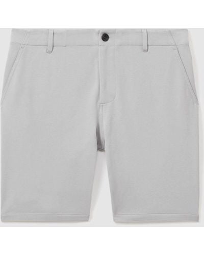 PAIGE Tailored Knitted Shorts - Gray
