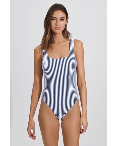 FELLA SWIM Fella Striped Swimsuit - Blue