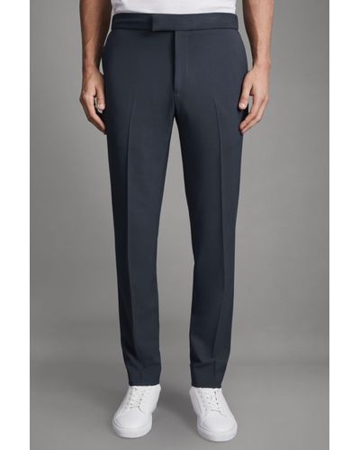 Reiss Found - Airforce Blue Relaxed Drawstring Pants