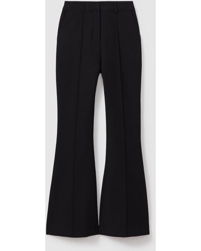 Acler High Rise Flared Pants - Black