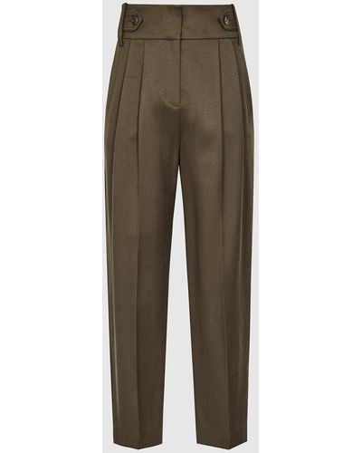 Reiss Stanton - Cropped Tapered Pants - Multicolor