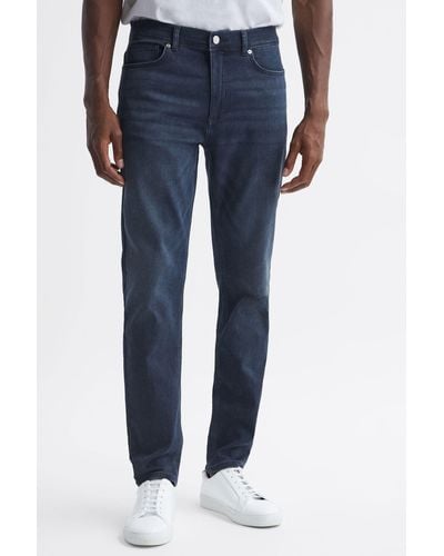 Reiss Littleton - Indigo Slim Fit Mid Rise Jeans, 32 - Blue