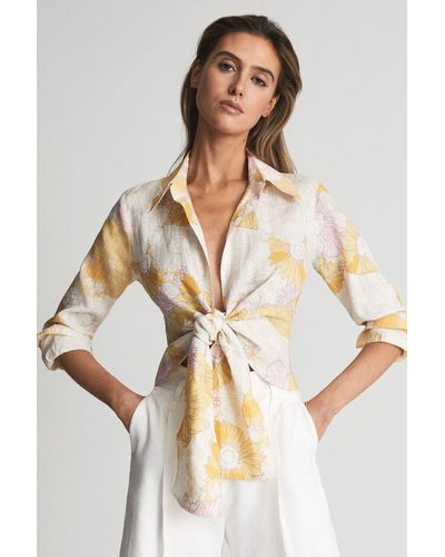 Yellow Reiss Tops for Women | Lyst