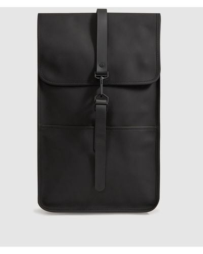 Rains Flap Backpack - Black