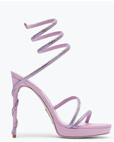 Rene Caovilla Margot Platform Sandal 120 - Pink