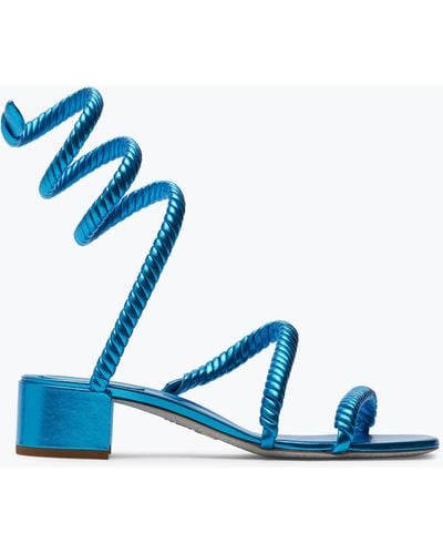Rene Caovilla Cleo Light Sandal 35 - Blue