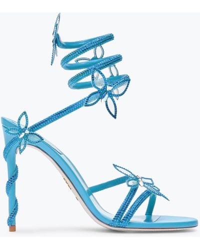 Rene Caovilla Margot Butterfly Sandal 105 - Blue