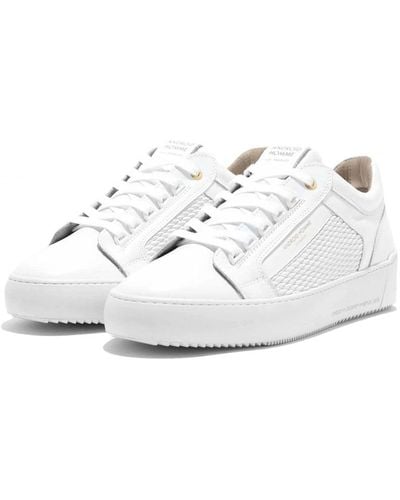 Android Homme White Trainers
