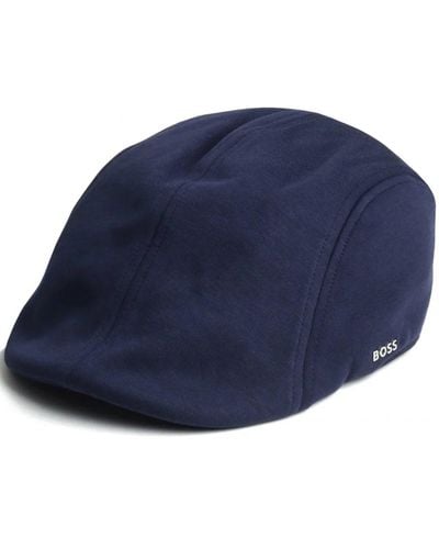 BOSS Tray Flat Cap Navy - Blue