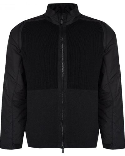 BOSS Panoramica Hybrid Knit Jacket - Black