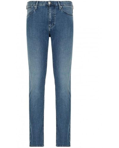 Emporio Armani J06 Slim Comfort Jeans - Blue