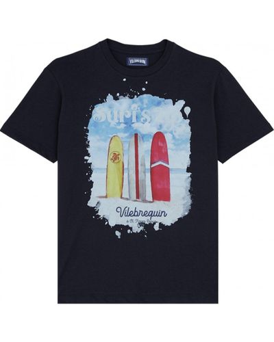 Vilebrequin Surfs Up T-shirt Navy - Blue