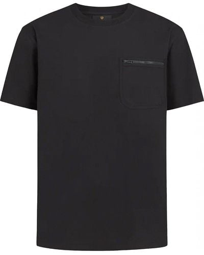 Belstaff Transit Zip Pocket T-shirt - Black