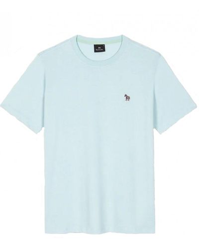 Paul Smith Zebra Logo T-shirt Sky - Blue