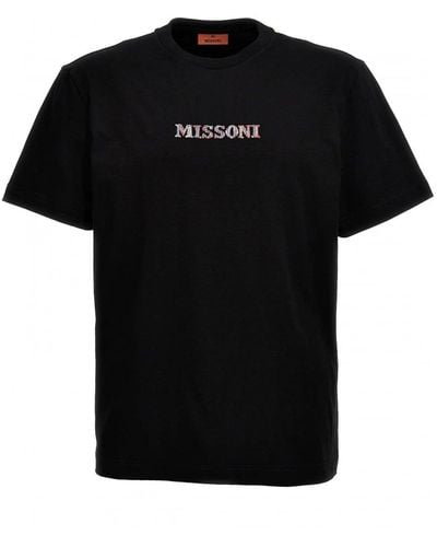 Missoni Chest Logo T-shirt - Black