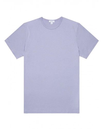 Sunspel Classic T-shirt Lavender - Purple