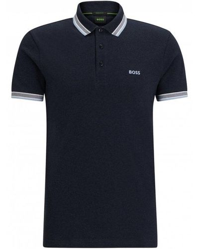 BOSS Paddy Polo Shirt Navy - Blue