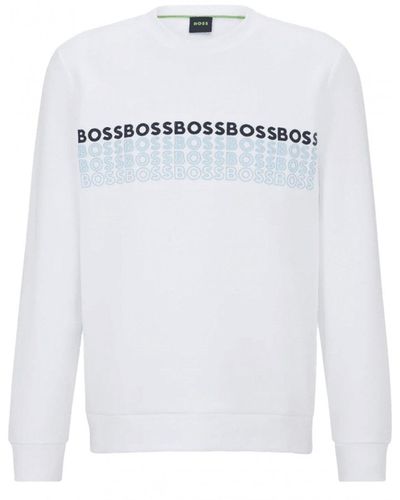 BOSS Salbo 1 Sweatshirt - White