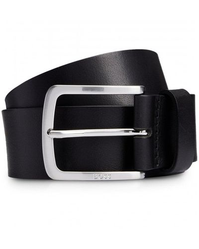 BOSS Jor_v Leather Belt - Black