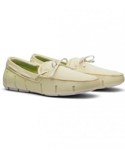 Swims Braided Lace Loafers - White