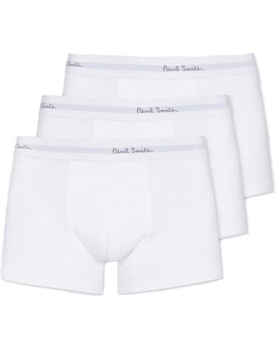 Paul Smith 3 Pack Logo Boxers - White