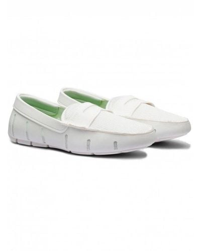 Swims Penny Loafer - White