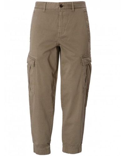 BOSS Sisla Cargo Trousers Light Pastel - Natural