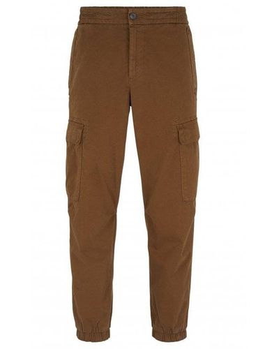 BOSS Sisla Relaxed Fit Cargo Trousers - Brown