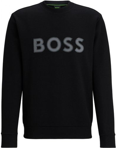 BOSS Salbo 1 Logo Sweatshirt - Black