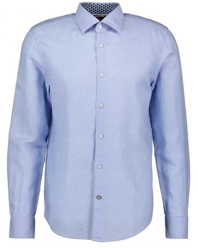 BOSS C-hal Contrast Shirt Light Pastel - Blue