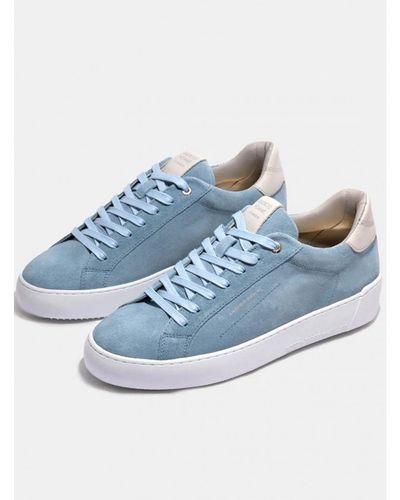 Android Homme Zuma Tab Suede Trainer Light Blue
