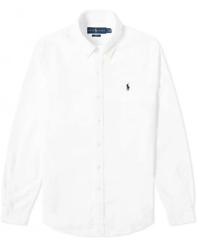 Polo Ralph Lauren Core Slim Fit Button-down Shirt - White